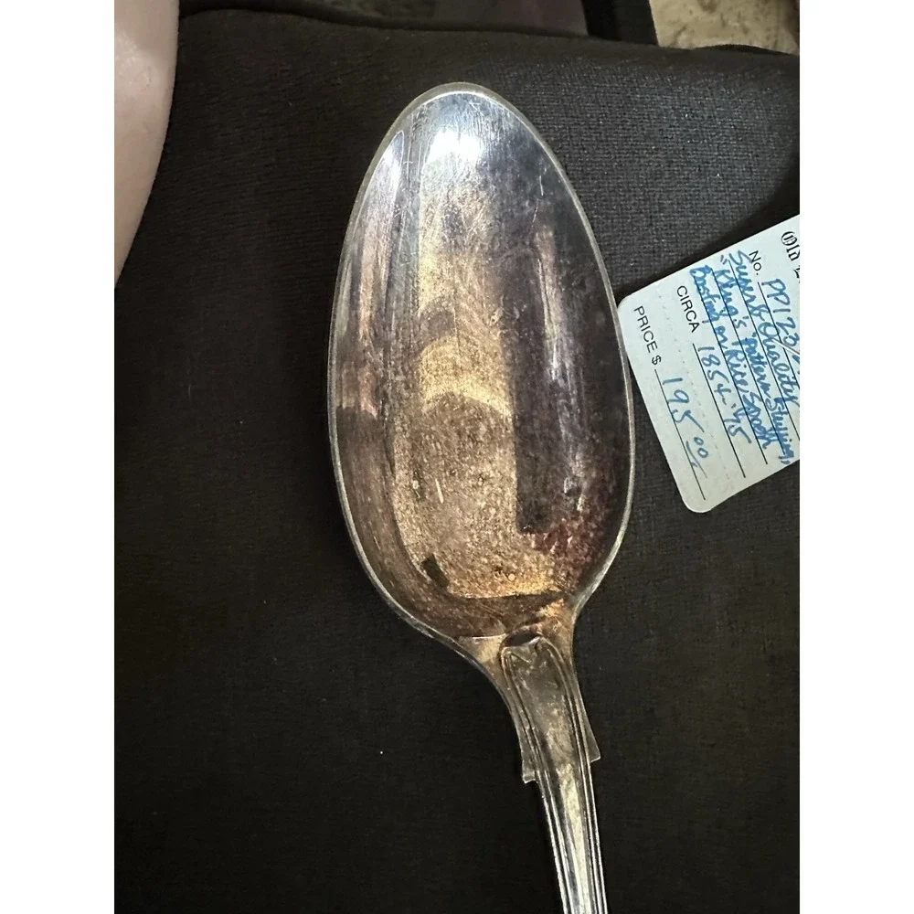 Daykin And Sons Bermingham Silver  Basting, Stuffing Or Rice Spoon 1854-75